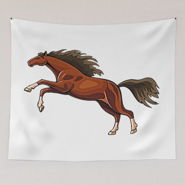 Item preview, Illustration of a Jumping Horse designed and sold by NoxLand.
