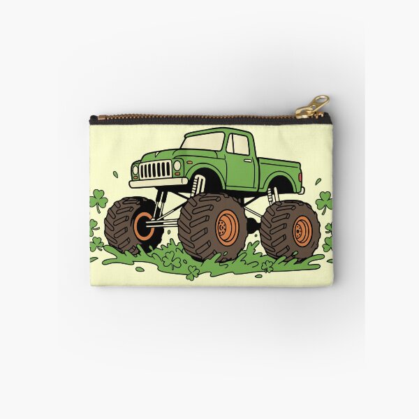Item preview, St Patricks Day Funny Monster Truck shamrock  designed and sold by Imaginationbeyond.