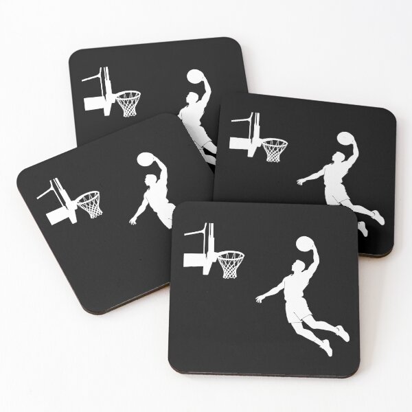 Item preview, Basketball Dunk Silhouette – Minimal Sports Art designed and sold by BrushRushX.