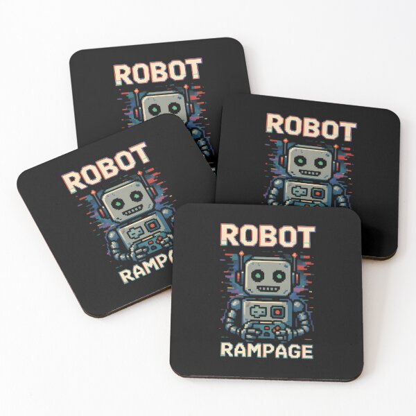 Item preview, Pixel Retro Game Robot  designed and sold by HommyOfficial.