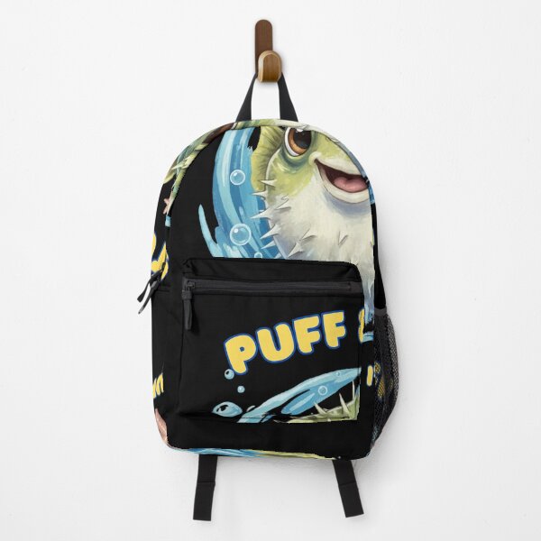 Item preview, Cute Puffy Pupperfish Fish - Funny Ocean meme Art designed and sold by LittleLoopArt.