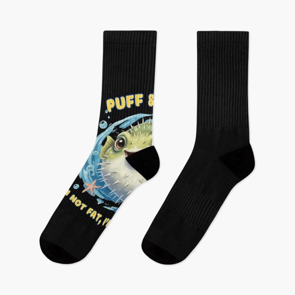 Item preview, Cute Puffy Pupperfish Fish - Funny Ocean meme Art designed and sold by LittleLoopArt.