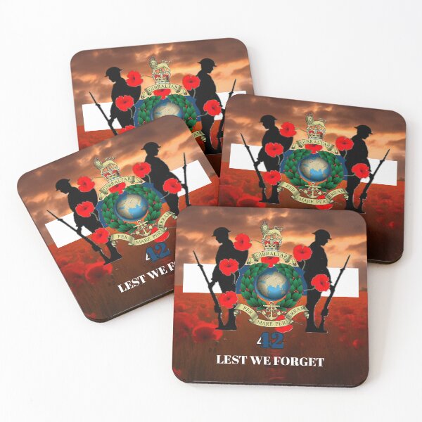 Item preview, 42 Commando Royal Marines Remembrance Lest We Forget designed and sold by Bootneckstore.