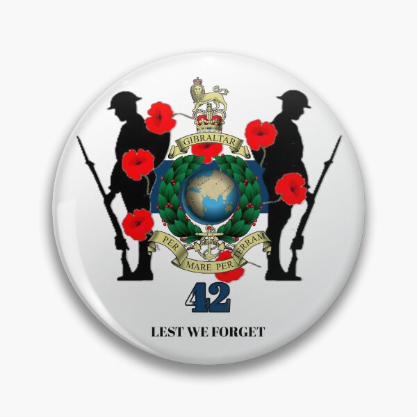 Item preview, 42 Commando Royal Marines Remembrance Lest We Forget designed and sold by Bootneckstore.