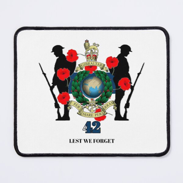 Item preview, 42 Commando Royal Marines Remembrance Lest We Forget designed and sold by Bootneckstore.