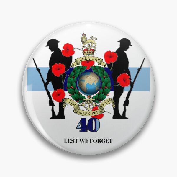 Item preview, 40 Commando Royal Marines Remembrance Lest We Forget designed and sold by Bootneckstore.