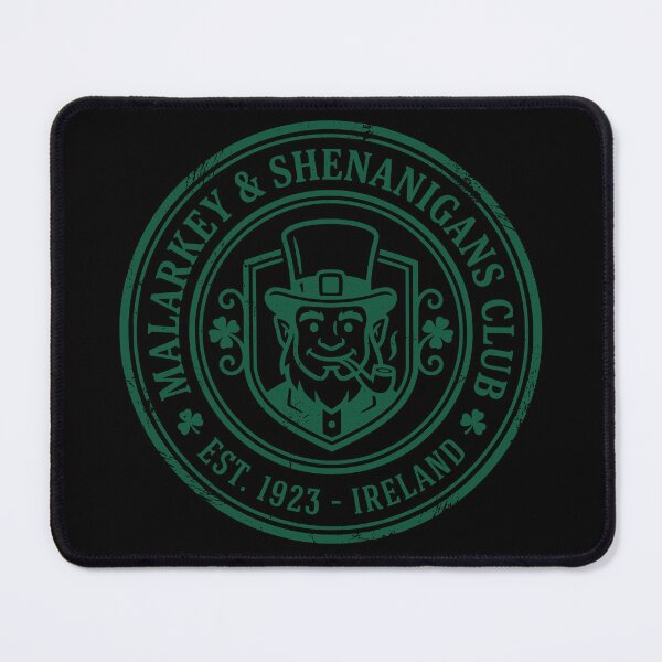 Item preview, St Patricks Day Malarkey Shenanigans Club Vintage Badge designed and sold by Imaginationbeyond.