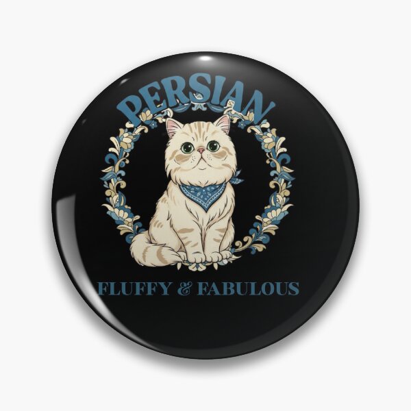 Item preview, Fluppy & Fabulous Persian Cat - Cute Stylish Kitty Artwork designed and sold by LittleLoopArt.