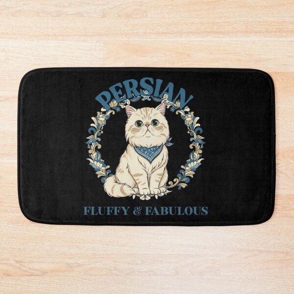 Item preview, Fluppy & Fabulous Persian Cat - Cute Stylish Kitty Artwork designed and sold by LittleLoopArt.