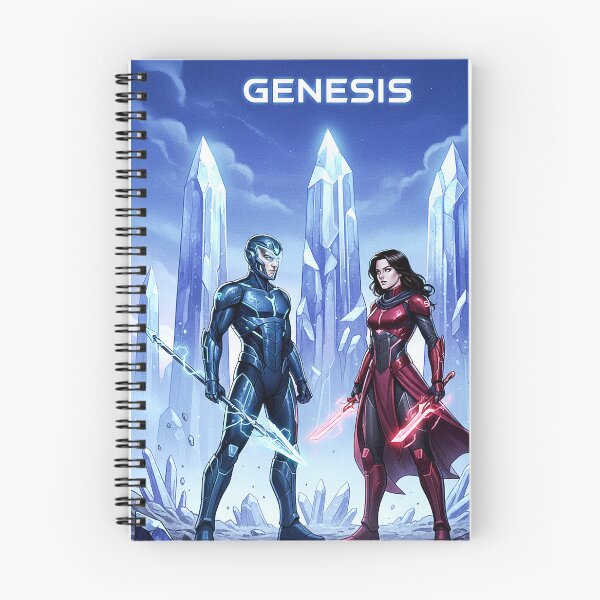 Item preview, Genesis: Interdimensional Crystal Warriors | Sci-Fi Fantasy Battle Suit Art designed and sold by RS-Globalist-.