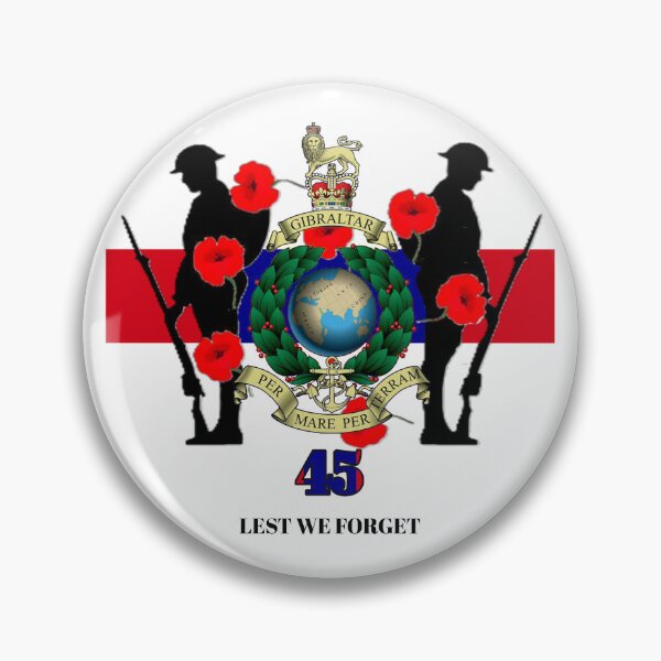 Item preview, 45 Commando Royal Marines Remembrance Lest We Forget designed and sold by Bootneckstore.