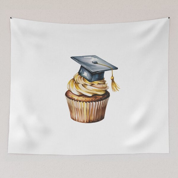 Item preview, graduation cap cupcake designed and sold by jkrphoto.
