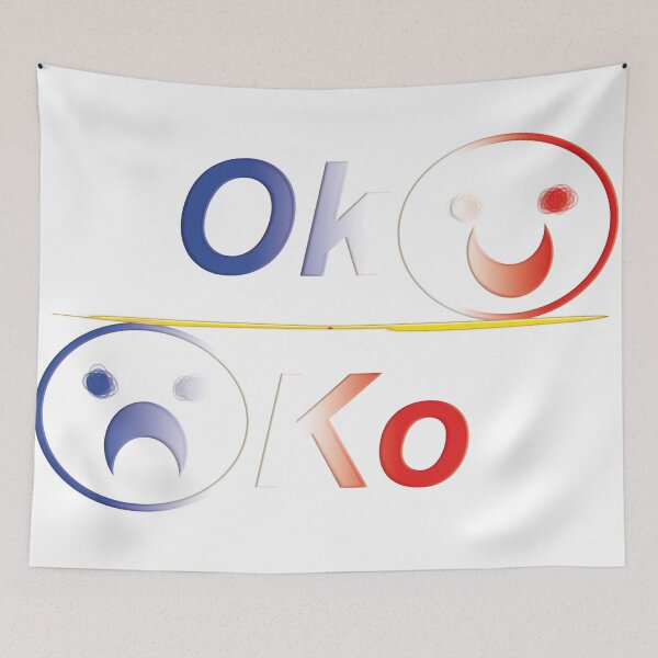 Item preview, Okay Ko, blue white red! designed and sold by Alan-David.