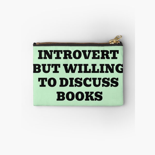 Item preview, Introvert But Willing To Discuss Books Design designed and sold by WakeNBake-Tees.