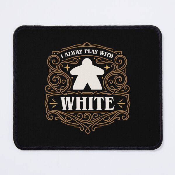 Item preview, I Always Play with White Meeple Board Games designed and sold by pixeptional.
