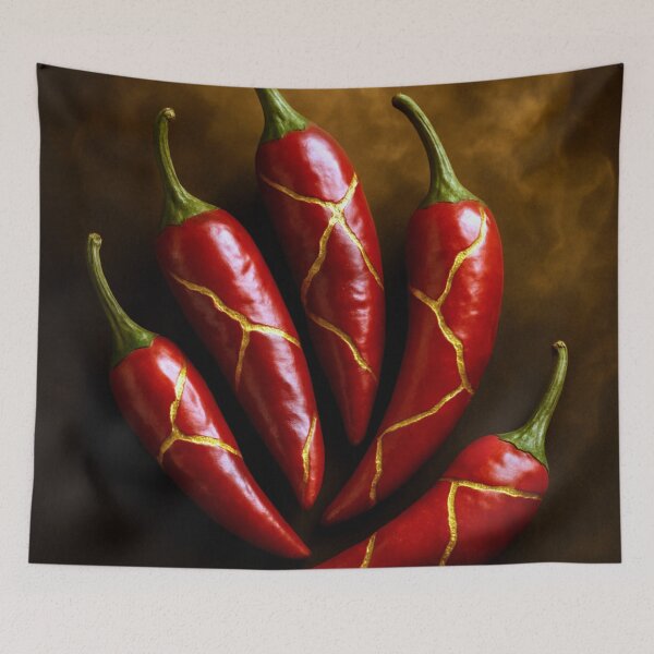 Item preview, Kintsugi Golden Heat – The Power of Chili designed and sold by Eric Nagel.