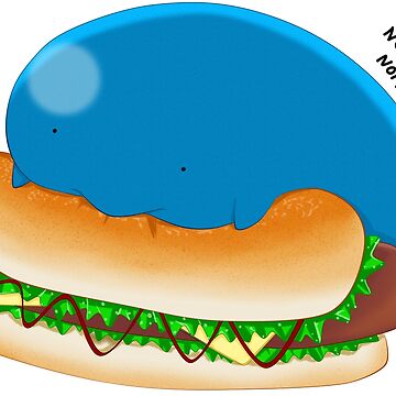 Artwork thumbnail, Slime Eating a Hotdog by Hawa777ARTS
