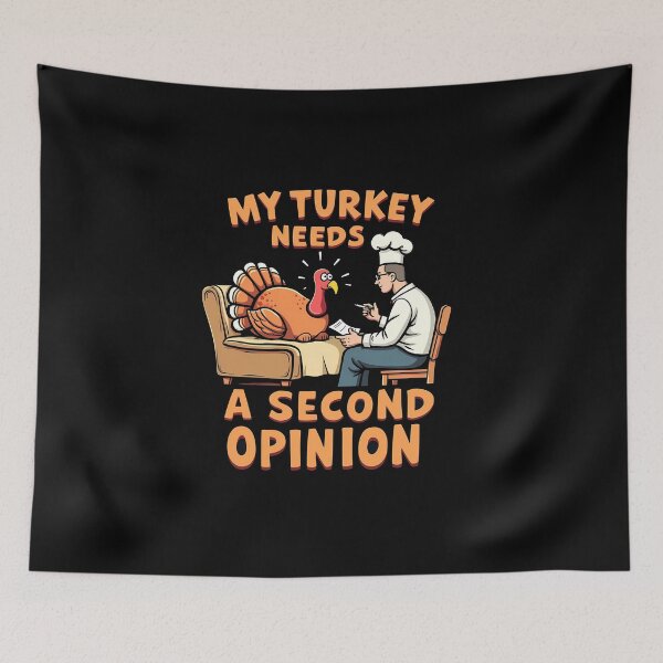 Item preview, Funny Thanksgiving Chef Design – Cooking Turkey Holiday Humor designed and sold by CyfroweMysli.