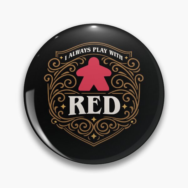 Item preview, I Always Play with Red Meeple Board Games designed and sold by pixeptional.
