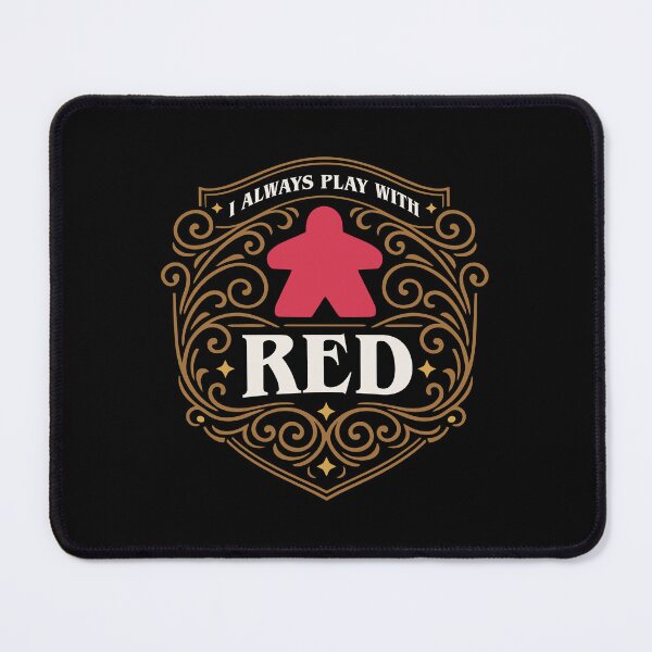 Item preview, I Always Play with Red Meeple Board Games designed and sold by pixeptional.