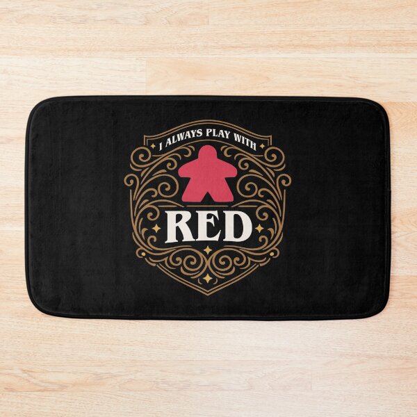 Item preview, I Always Play with Red Meeple Board Games designed and sold by pixeptional.