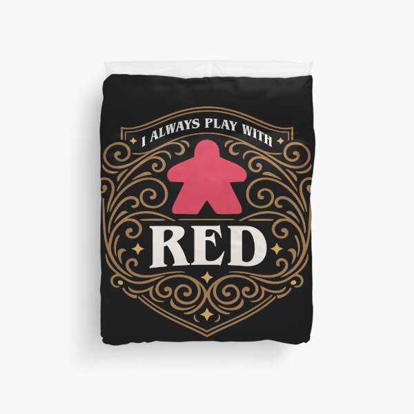 Item preview, I Always Play with Red Meeple Board Games designed and sold by pixeptional.