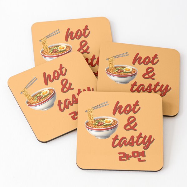 Item preview, Hot & Tasty Ramyeon – Korean Spicy Noodle Soup Illustration designed and sold by mycreastyle.