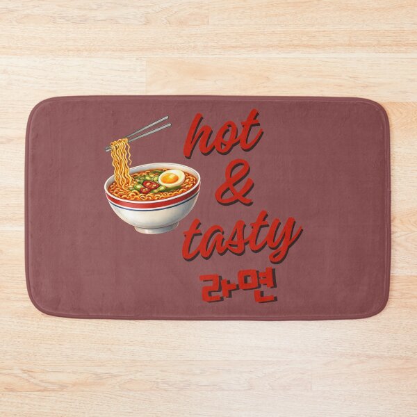 Item preview, Ramyeon picante y sabroso: ilustración de sopa de fideos picante coreana designed and sold by mycreastyle.