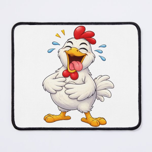 Item preview, Funny Laughing Chicken Cartoon designed and sold by PriyankaSonara.