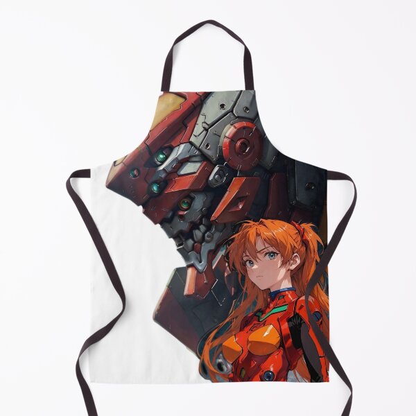 Item preview, Asuka - Crimson Mecha Pilot – Futuristic Anime Cyber Warrior Art designed and sold by Dyan4.