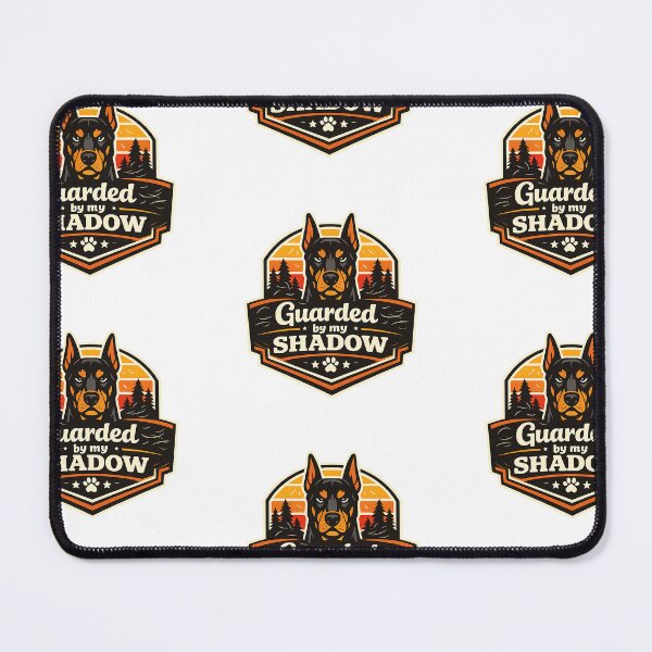 Item preview, Guarded By My Shadow Doberman Gift Design designed and sold by WildVista.