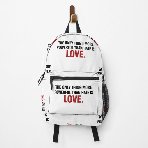 Item preview, The Only Thing More Powerful Than Hate is Love Quote Message designed and sold by gear-posters.