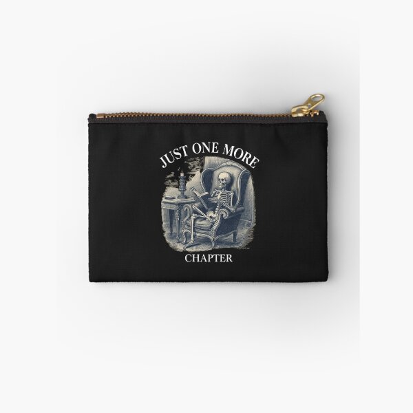 Item preview, Just One More Chapter Skeleton | Booktok Dark Academia Reader designed and sold by VENOHA.