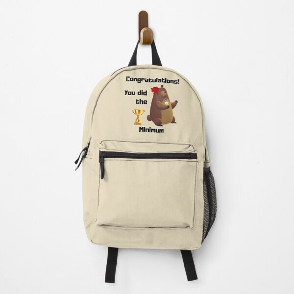 Item preview, Congratulations, You Did the Bear Minimum – Sarcastic Quote Typography | Funny Minimal Effort Humor Design designed and sold by Versik-.
