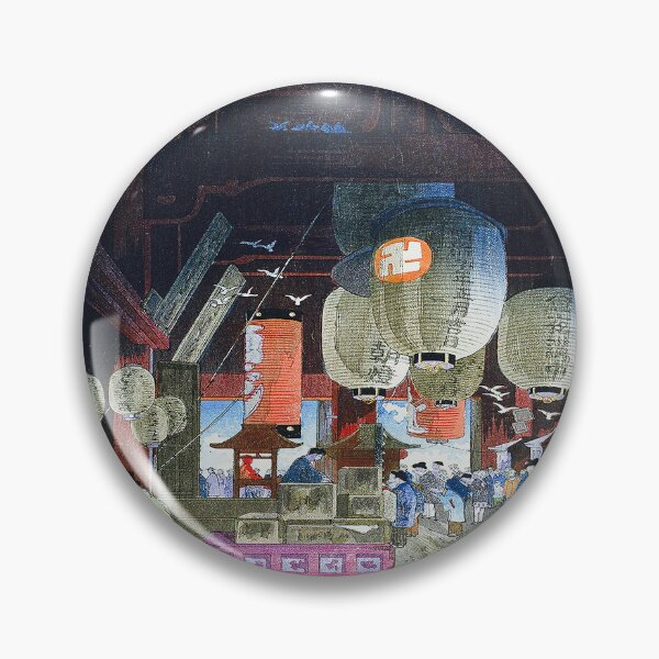 Item preview, Vintage Japanese Temple | In de Kannon tempel in Asakusa designed and sold by UBU-space.