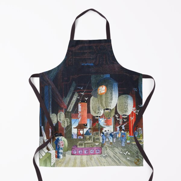 Item preview, Vintage Japanese Temple | In de Kannon tempel in Asakusa designed and sold by UBU-space.