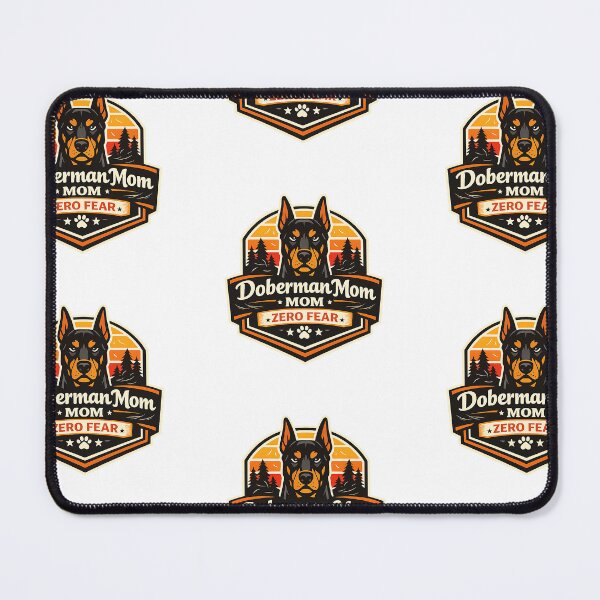 Item preview, Doberman Mom Zero Fear Funny Doberman Gift designed and sold by WildVista.