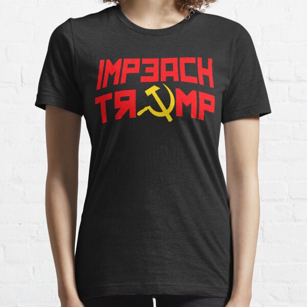 Impeach trump - Soviet Hammer and Sickle Essential T-Shirt