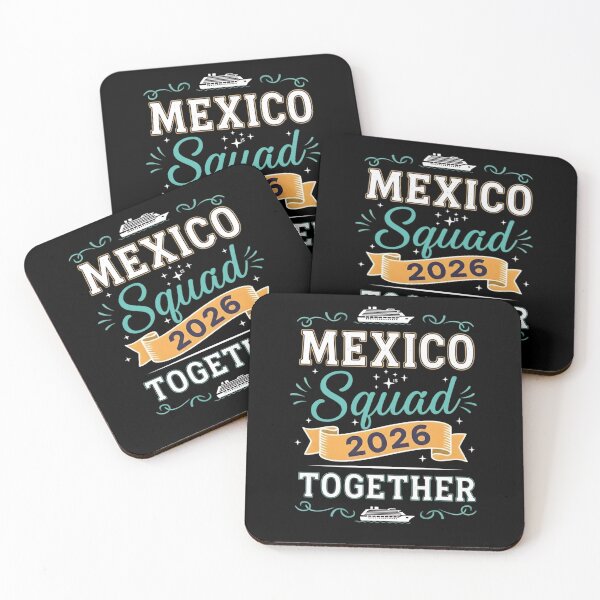 Item preview, Funny Matching Family Friends and Group Mexico Cruise 2026 designed and sold by THREE LITTLE BEANS.