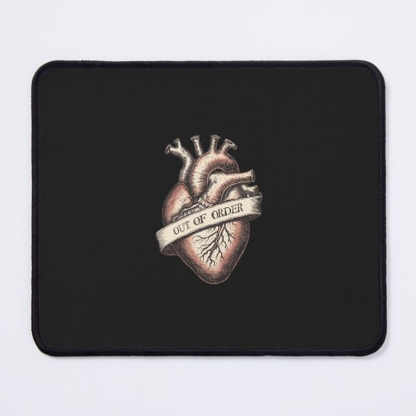 Item preview, Out of Order Anatomical Heart | Emotional Burnout Dark Academia designed and sold by VENOHA.