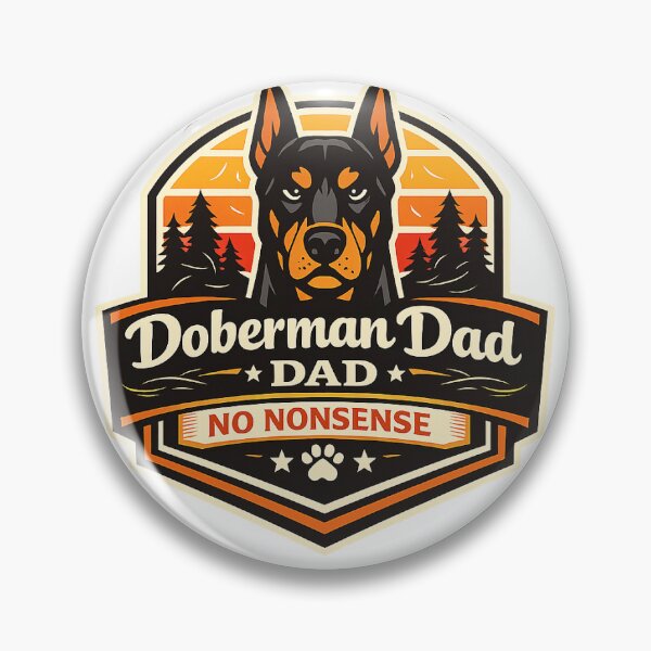 Item preview, Doberman Dad No Nonsense Funny Doberman Gift designed and sold by WildVista.