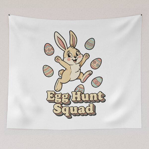 Item preview, Egg Hunt Squad Vintage Bunny – Retro Easter designed and sold by DIRTYSKETCHH.