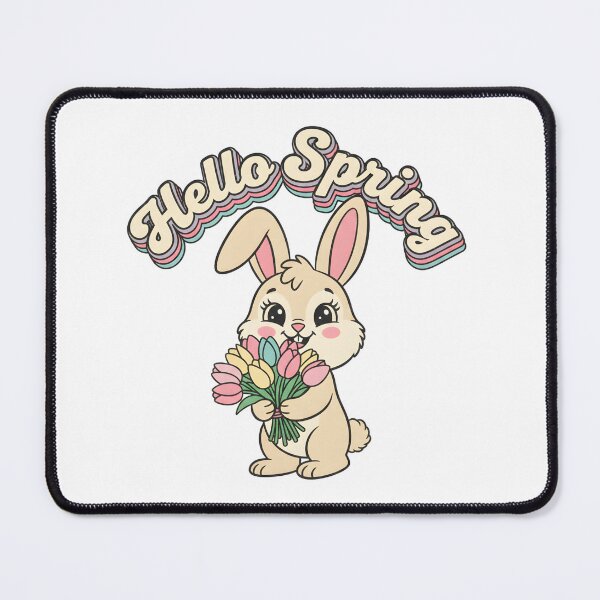 Item preview, Hello Spring Bunny – Vintage Retro Easter Cartoon designed and sold by DIRTYSKETCHH.