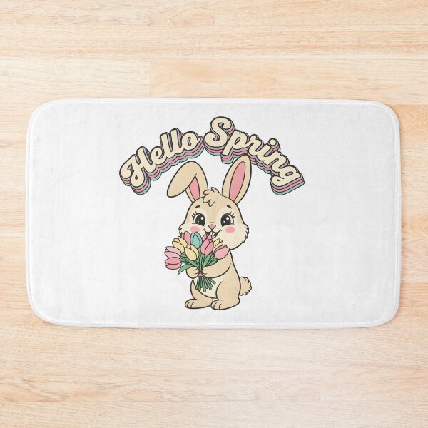 Item preview, Hello Spring Bunny – Vintage Retro Easter Cartoon designed and sold by DIRTYSKETCHH.