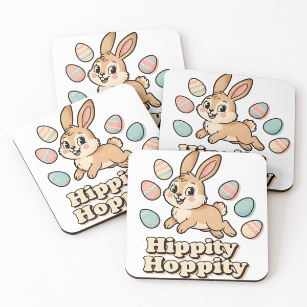 Item preview, Hippity Hoppity Retro Bunny – Vintage 70s Easter designed and sold by DIRTYSKETCHH.