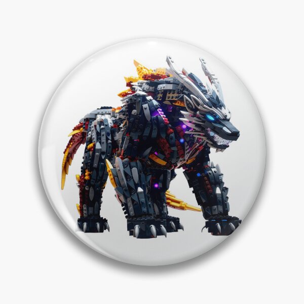 Item preview, Armored Inferno Droid Creature designed and sold by Flex Brix.