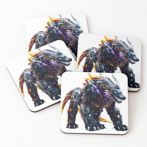 Item preview, Armored Inferno Droid Creature designed and sold by Flex Brix.