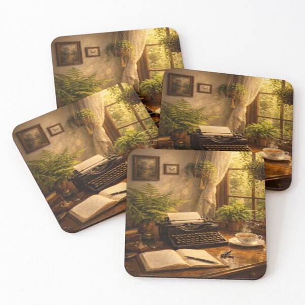 Item preview, Victorian Writing Room – Typewriter, Botanical Prints and Afternoon Tea designed and sold by ArtFreshStudio.