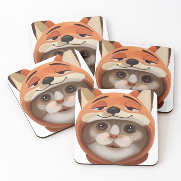 Item preview, Cat in fox hoodie  designed and sold by shiniartsy.