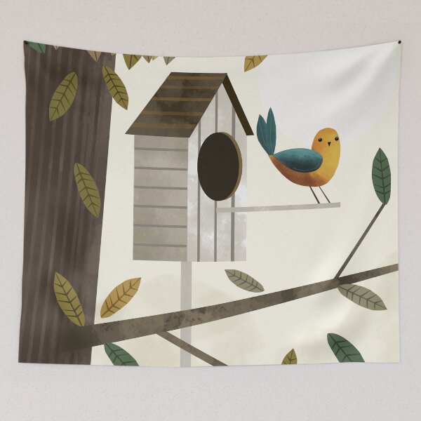 Item preview, The Birdhouse in the Garden designed and sold by Andrew  Hitchen.